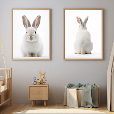 White Rabbit Painting